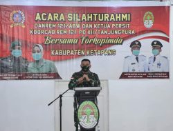 Kunjungan Danrem 121/ABW di Ketapang