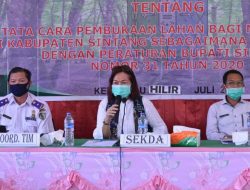 Sekda Sintang Sosialisasi Peraturan Bupati Sintang Nomor 18 Tahun 2020