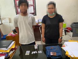 Bawa Sabu Dalam Saku celana, Pasutri Diamankan polsek Benua Kayong