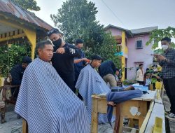 40 Orang dari Pesantren Pangkas Rambut gratis