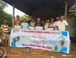 Ratusan Warga Terima Bungkisan Lebaran  dari Program CSR PT.WHW