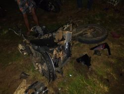 Terjadi Lakalantas di Desa Pelang MHS