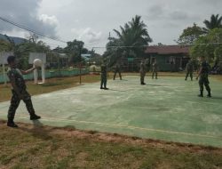 Danramil 1203-02/Skd Ajak masyarakat Berolahraga untuk Cegah Penularan Covid-19