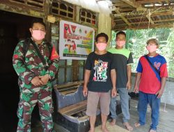 Kodim 1203/ktp Patroli Sampaikan Protokol Kesehatan