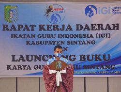 IGI Sintang Launching 58 judul buku Karya Guru