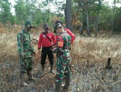 PRCPB Koramil Kodim 1203/ktp Laksanakan patroli Pengecekan Titik Api