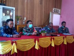Babinsa bersama Satgas PPKM Mikro Desa Negri Baru gelar Rakor dan Evaluasi,petakan Pola Kerja