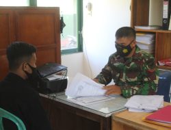 Kodim 1203/ktp. Gelar Pendaftaran Sekolah Calon Bintara (Secaba) PK th 2021