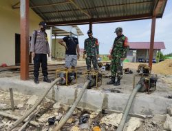 Koramil Teluk Batang Kodim 1203/ktp. Memeriksa Peralatan Damkar PT.KAP