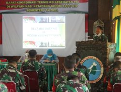 Kodim 1203/ktp. Gelar Rakornis KB Kes TNI