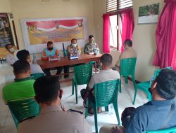Hadiri Rakor Babinsa Kodim 1203/ktp wujutkan Sinergitas di Wilayah Teritorial