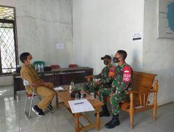 Ingin Tau kondisi sosial warga, Babinsa Batu Tajam Kodim 1203/ktp. Lakukan Komsos