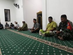 Babinsa dan Bhabinkamtibmas Kendawangan Galakkan Disiplin Protokol Kesehatan