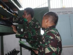 Dandim 1203/ktp.Cek langsung Gudang Senjata dan Amunisi