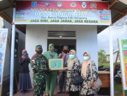 Danrem 121/Abw Cek Posko PPKM Mikro Wilayah Kodim 1203/Ktp