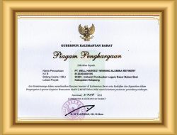 Pemprov Kalbar Nobatkan PT WHW Sebagai Pelaku Usaha Terbaik