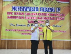 YUSTINUS – EKO HARDIAN PIMPIN ISKA KAB SINTANG PERIODE 2021-2024