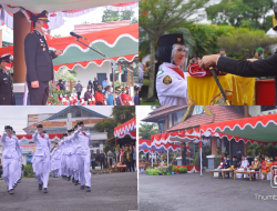 KAPOLRES SINTANG PIMPIN HUT NKRI KE 76 DI SINTANG