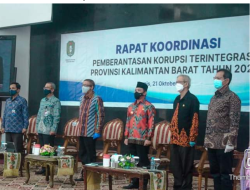 Rapat Koordinasi Pemberantasan Korupsi se-kalbar th.2021