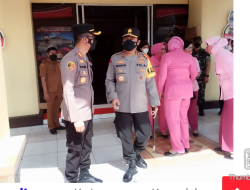 Kapolda Kalbar Tinjau Vaksinasi di Polres Ketapang
