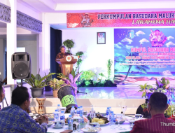 YUSTINUS HADIRI PERINGATAN HARI ULANG TAHUN KAPITAN PATTIMURA KE-205 TAHUN 2022