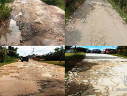 JALAN JERORA 2  SINTANG HANCUR