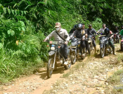 SEKDA KETAPANG TINJAU JALAN DAN JEMBATAN YANG RUSAK DI DESA MERAWA, TAHAK DAN BOTONG
