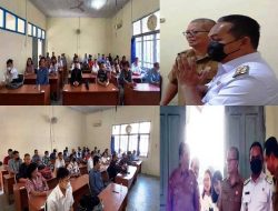 WAKIL BUPATI SINTANG PANTAU UJIAN SELEKSI BAKAL CALON KADES TAHUN 2022