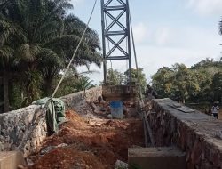 Jajir;Jembatan Gantung di Pakit Suak Burung harus Genah