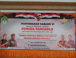MUSCAB VI PEMUDA PANCASILA KAB.KETAPANG KEMBALI USUNG KETUA MARTIN RANTAN