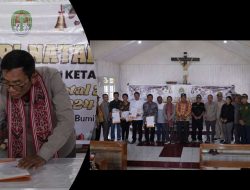 Wakili Bupati,Absalon Safari Natal ke MHU