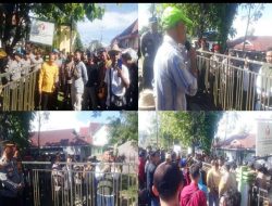 LAMBAT RESPON DUGAAN PEMILU CURANG,MASA DATANGI BAWASLU SINTANG