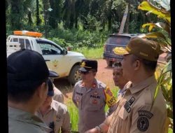 Kunjungan Kerja Sekda Ketapang ke Perbatasan Kabupaten Sukamara dan Kab.Lamandau