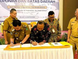 Akhirnya Batas Kabupaten Ketapang Dan Kabupaten Sukamara Disepakati