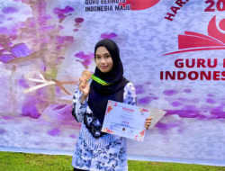 Anggi Arsih meraih juara di turnamen badminton putri PC PGRI Nanga Tayap