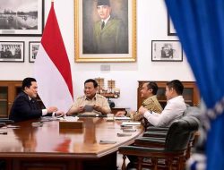 Presiden Prabowo Panggil Mentri Erick Thohir ke Istana
