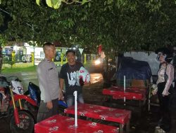Patroli Malam Polsek Delta Pawan Berikan Pesan Kamtibmas di kota Ketapang