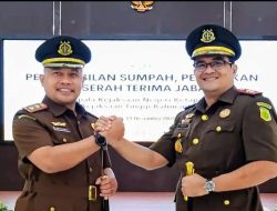 Ricky Febriandi Gantikan Anthoni Nainggolan Kajari Ketapang