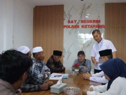 Prosesi Akad Nikah Tahanan di Ruang Gelar Perkara Satreskrim Polres Ketapang