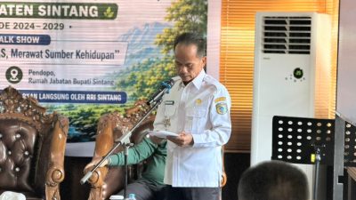 Bupati Sintang Kukuhkan Forum DAS