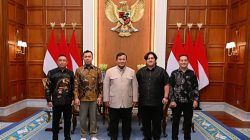 Presiden Prabowo Subianto menerima Panglima Jilah di Istana Merdeka