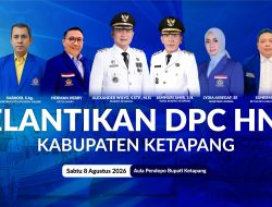 Pengurus Organisasi Nelayan DPC HNSI Ketapang Dilantik