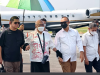 Bupati Alexander Wilyo Sambut OSO Di Bandara Rahadi Oesman