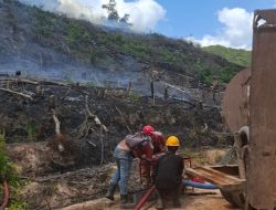 Di Duga Kobaran Api Karhutla Merayap dari Areal PT.Minamas