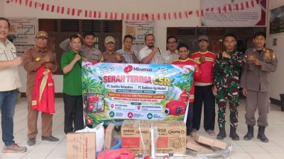 Perkuat Respons Hadapi Kebakaran, Minamas Plantation Bantu Sarana Pemadam di Marau