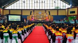 UNKA Sintang Wisuda 455 Sarjana di Gedung Indoor Apang Semangai